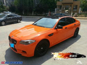 動感前衛 寶馬535Li改裝M5套件、貼膜換色與冷藏車風格融合的獨特魅力